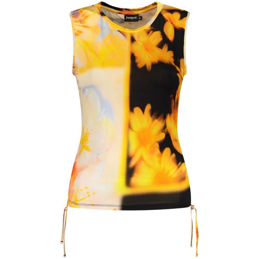 Desigual Orange Elastan-Tanktops by Desigual