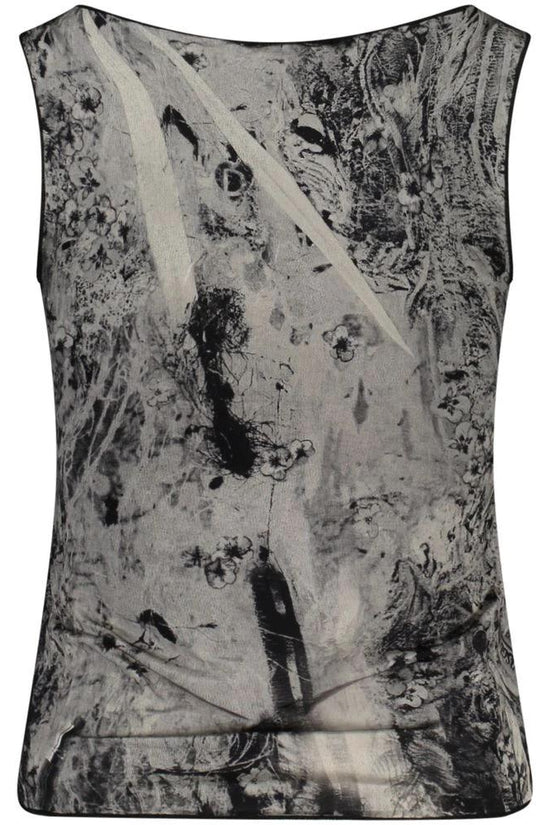 Desigual Schwarze Tanktops aus Elasthan by Desigual
