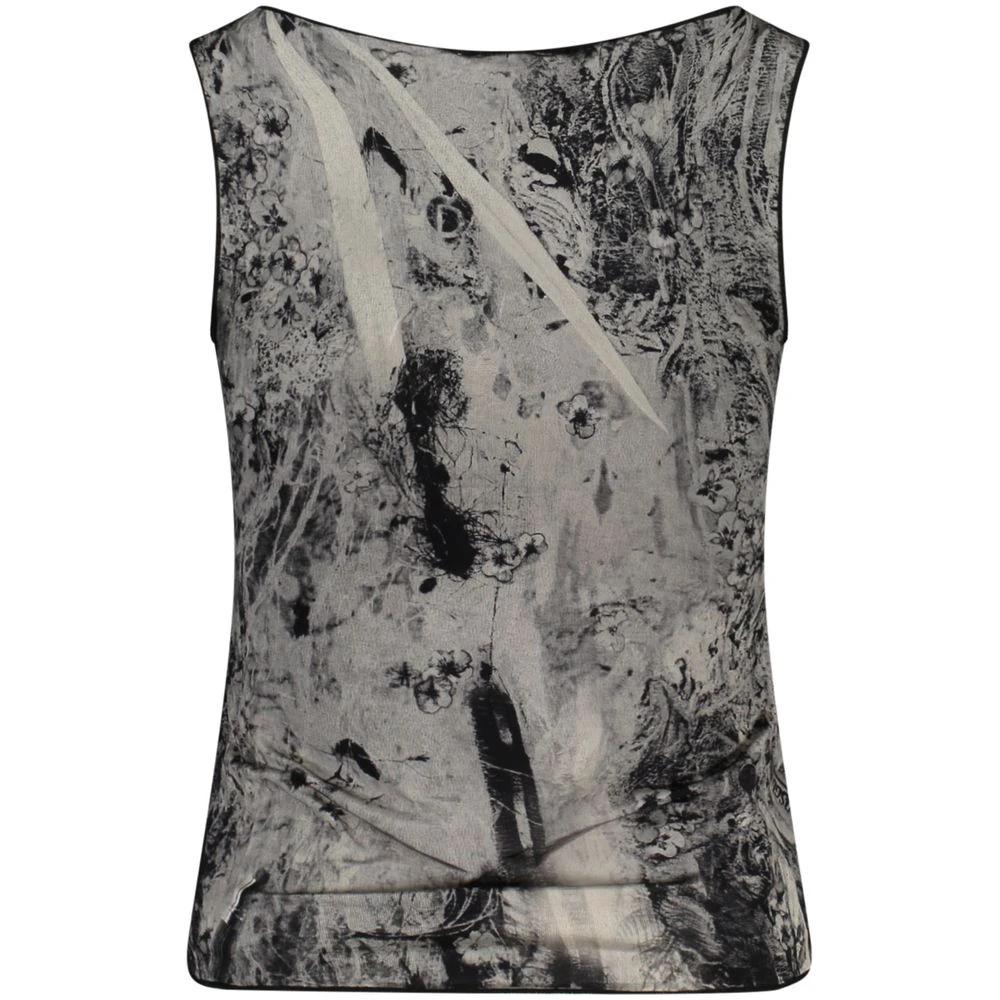 Desigual Schwarze Tanktops aus Elasthan by Desigual