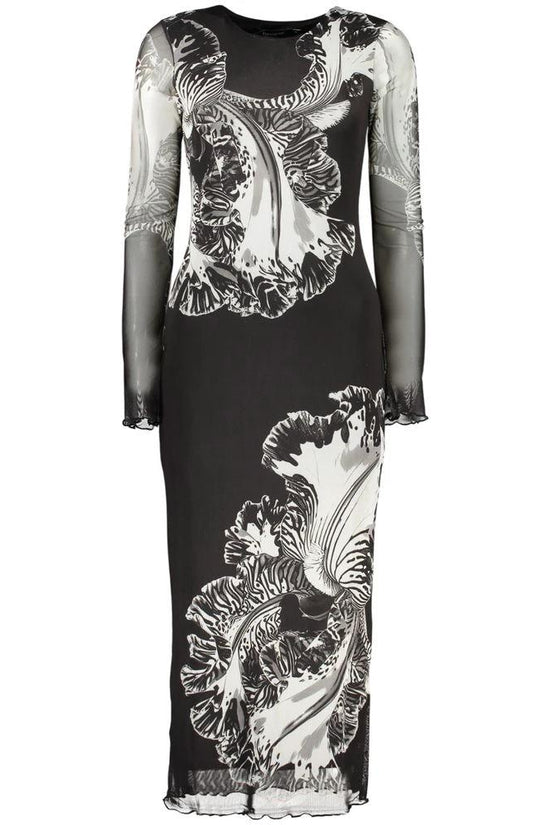 Desigual Schwarzes Freizeitkleid aus Polyester by Desigual
