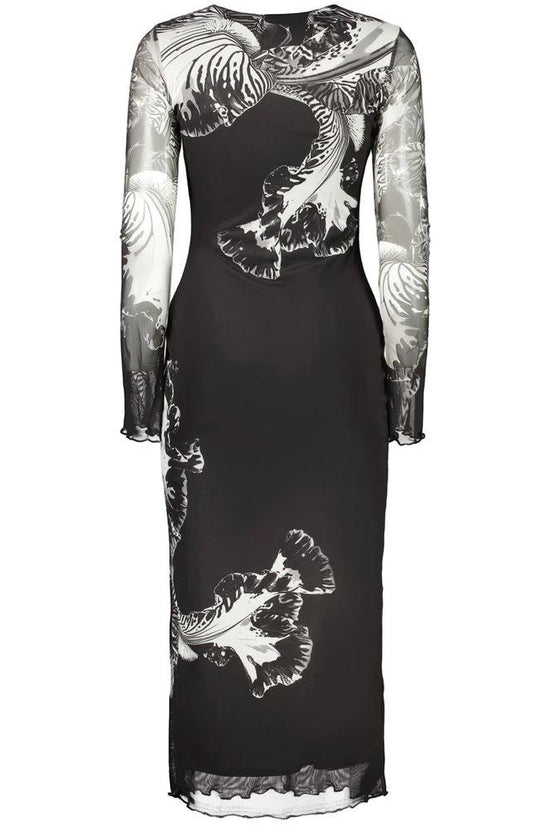 Desigual Schwarzes Freizeitkleid aus Polyester by Desigual