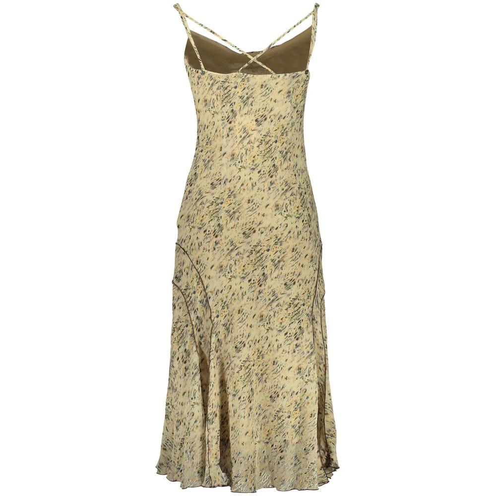 Desigual Beiges Freizeitkleid aus Polyester by Desigual