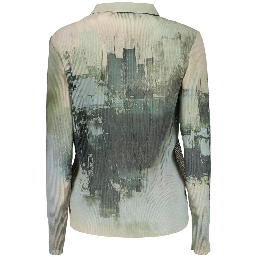 Desigual Grünes Hemd mit Muster aus Polyester by Desigual