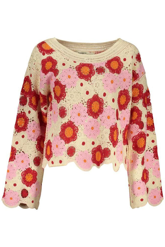 Desigual Beige Cotton Sweatshirt by Desigual