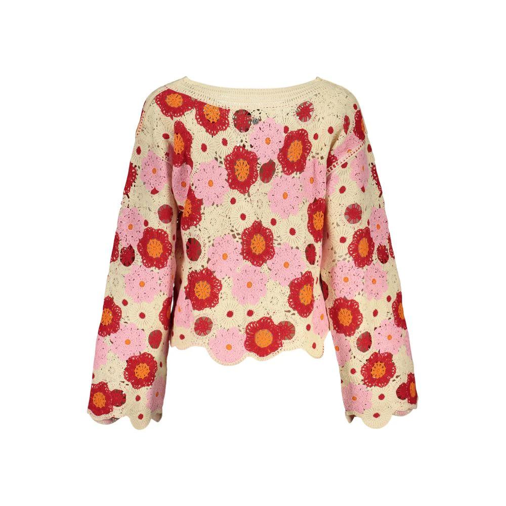 Desigual Beige Cotton Sweatshirt by Desigual