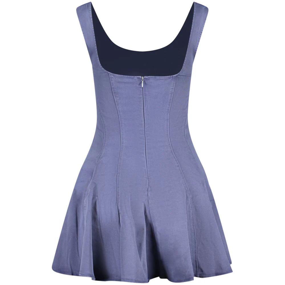 Desigual Blaues Baumwoll-Freizeitkleid by Desigual