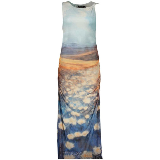 Desigual Blaues Freizeitkleid aus Polyester by Desigual