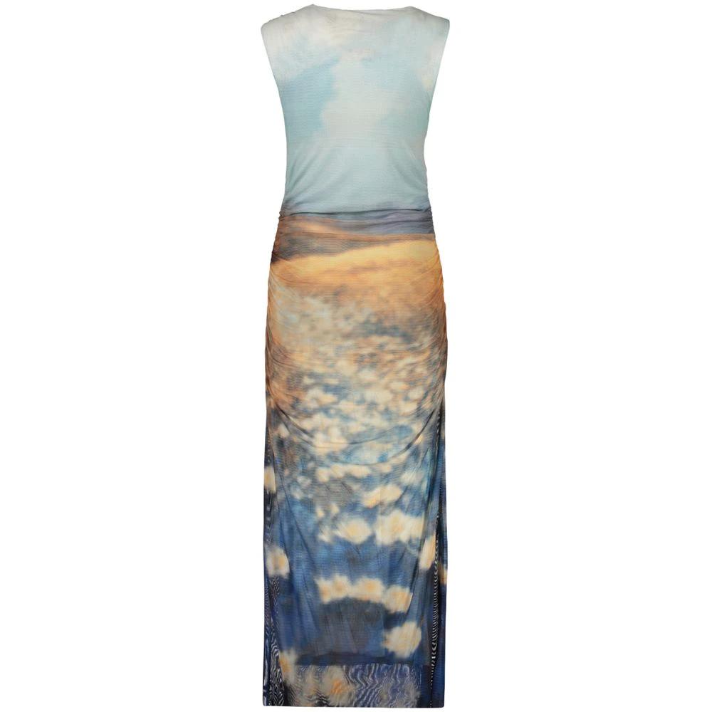 Desigual Blaues Freizeitkleid aus Polyester by Desigual