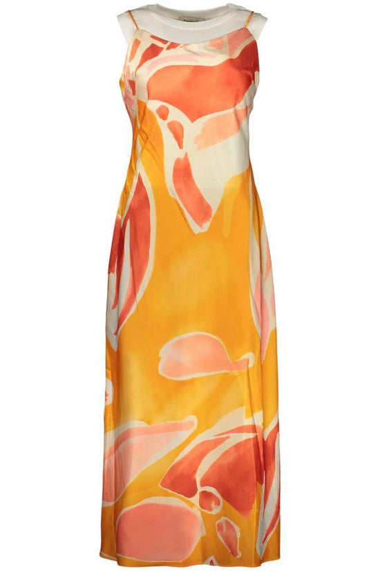 Desigual Orange Polyester Casual Dress by Desigual