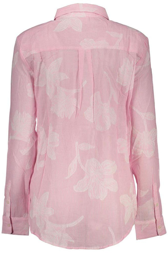 Desigual Hemd aus Baumwolle mit pinkfarbenem Muster by Desigual