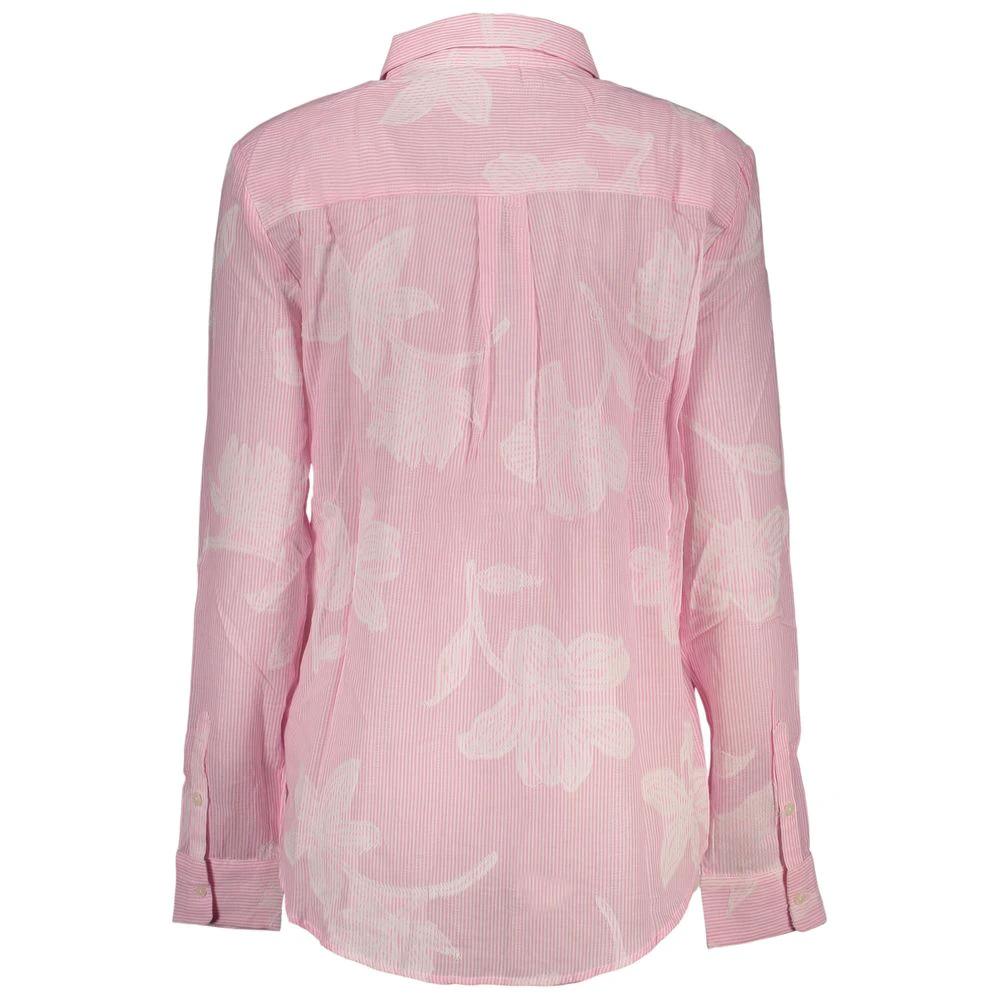Desigual Hemd aus Baumwolle mit pinkfarbenem Muster by Desigual