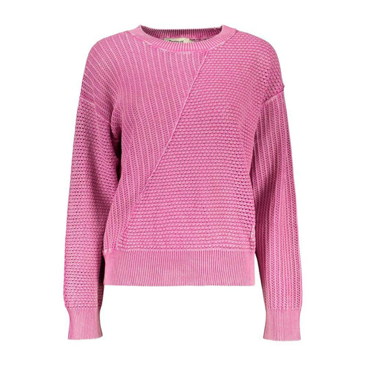 Desigual Pink Cotton Sweatshirt by Desigual