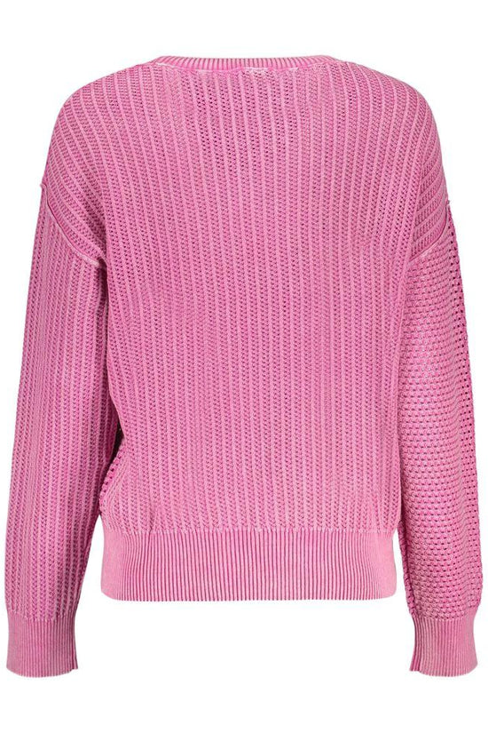 Desigual Pink Cotton Sweatshirt by Desigual