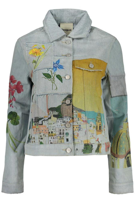 Desigual Blaue Jeansjacke aus Baumwolle by Desigual