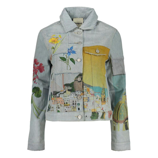 Desigual Blaue Jeansjacke aus Baumwolle by Desigual