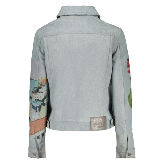 Desigual Blaue Jeansjacke aus Baumwolle by Desigual