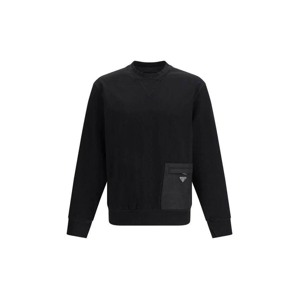 Prada Schwarzer Sweatshirt aus Viskose by Prada