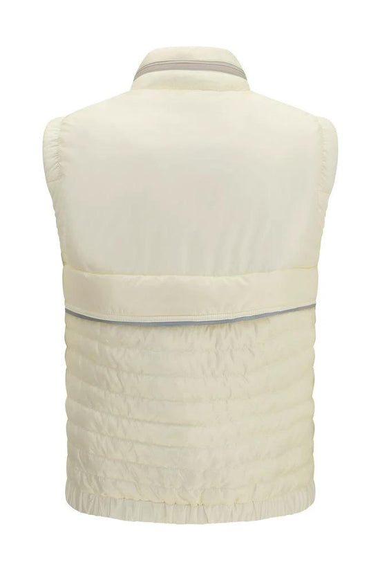 Moncler Grenoble Beige Polyamid Ärmellose Jacke by Moncler Grenoble