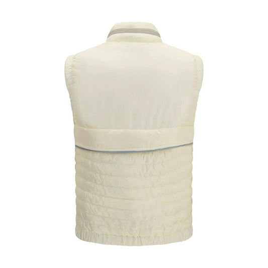 Moncler Grenoble Beige Polyamid Ärmellose Jacke by Moncler Grenoble