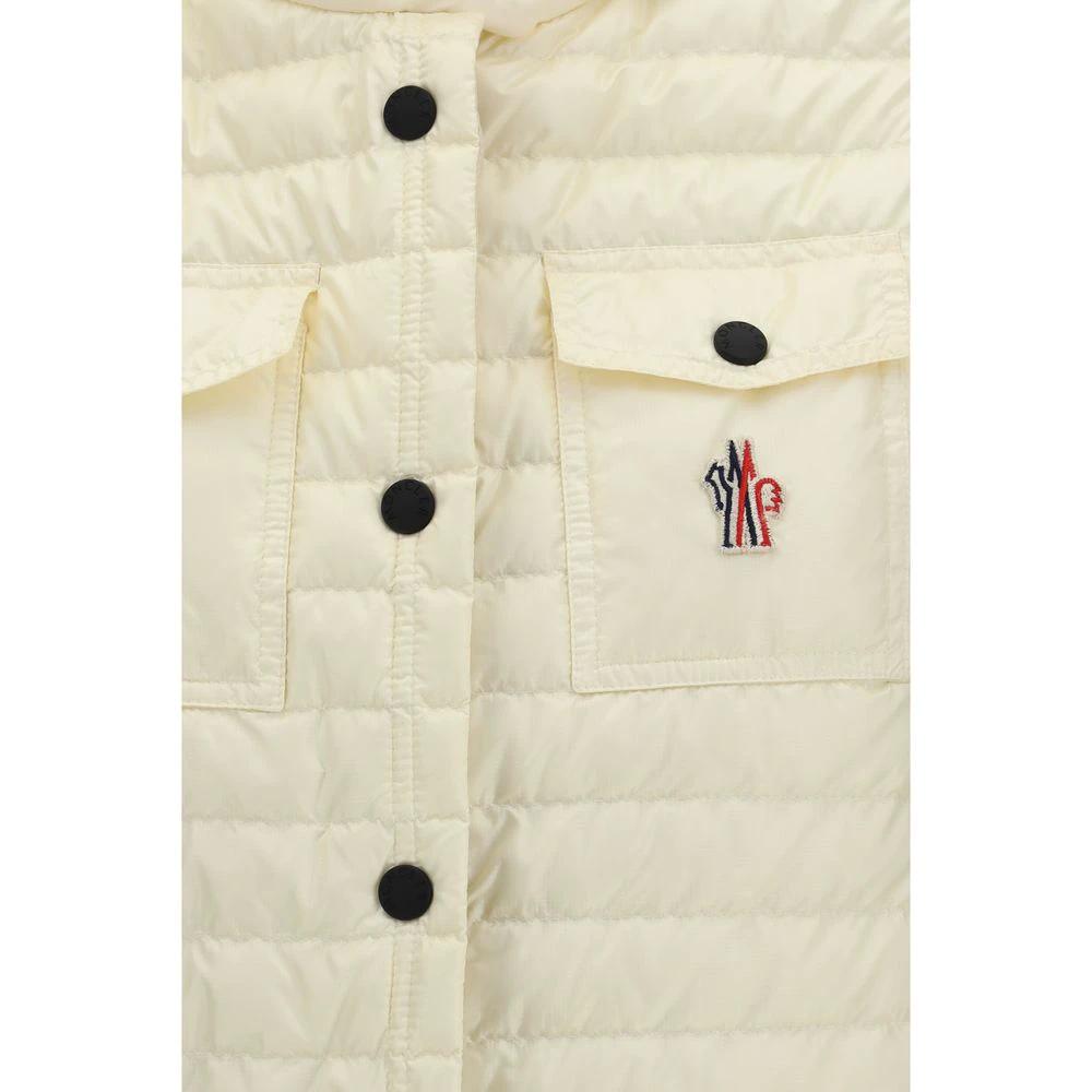 Moncler Grenoble Beige Polyamid Ärmellose Jacke by Moncler Grenoble