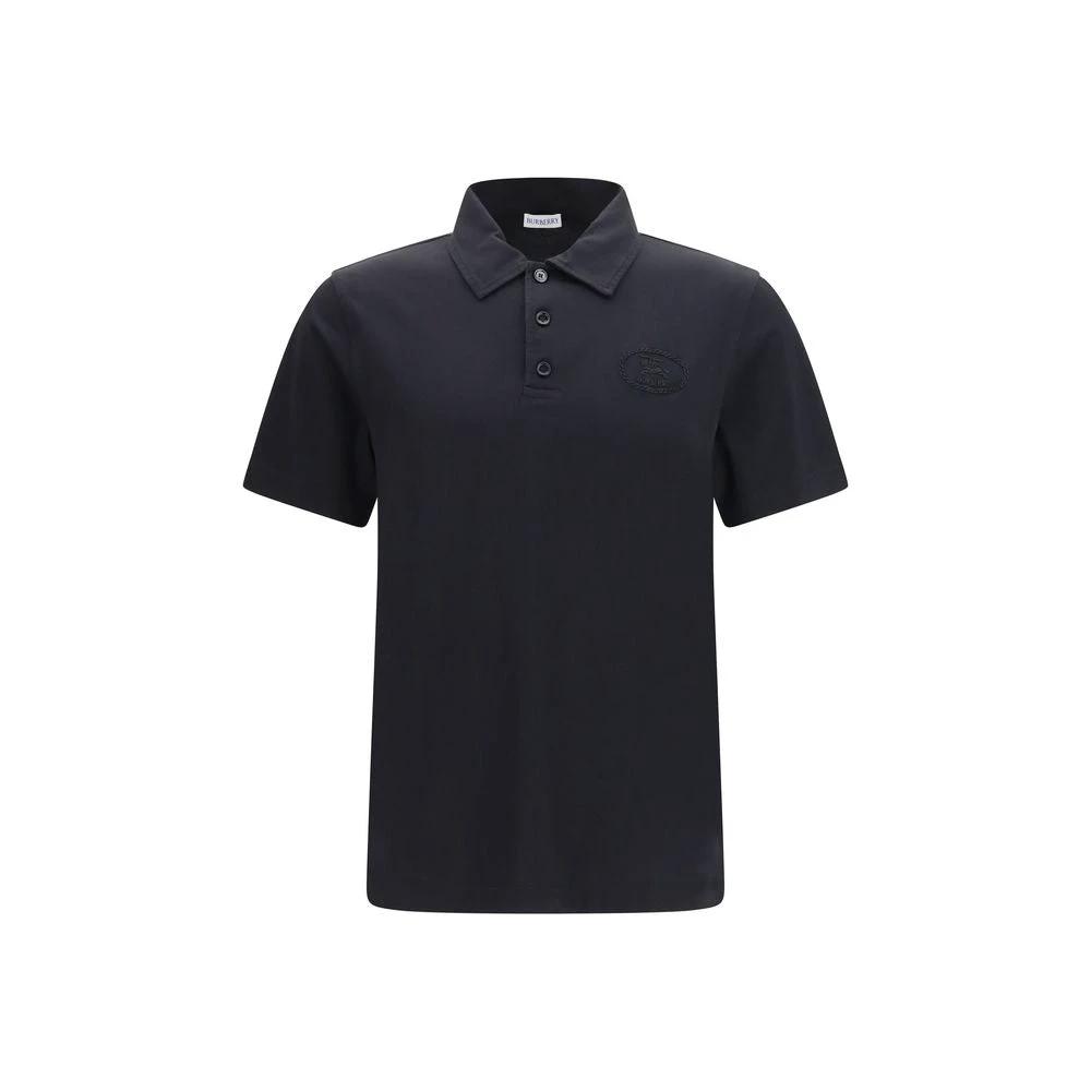 Burberry Blaues Baumwoll-Poloshirt by Burberry