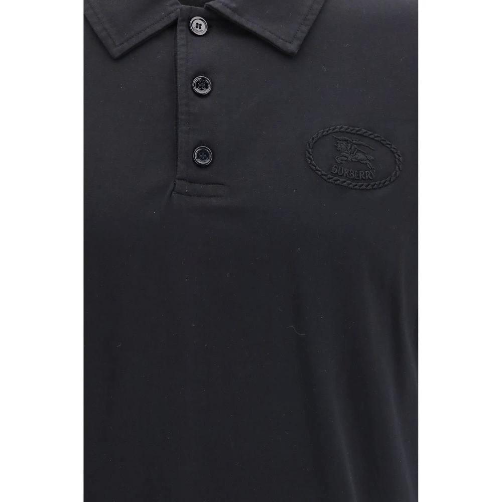 Burberry Blaues Baumwoll-Poloshirt by Burberry