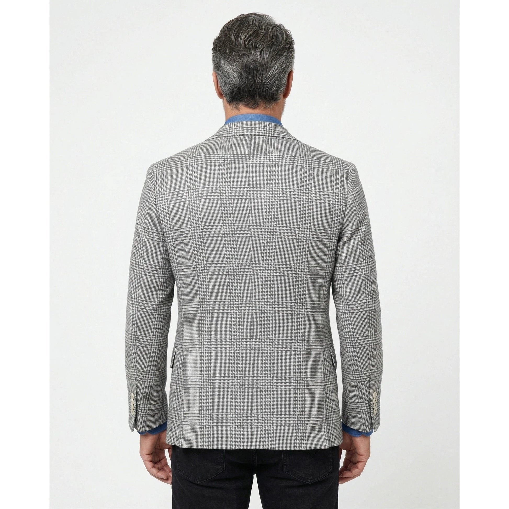 Brunello Cucinelli Grauer Wollblazer by Brunello Cucinelli
