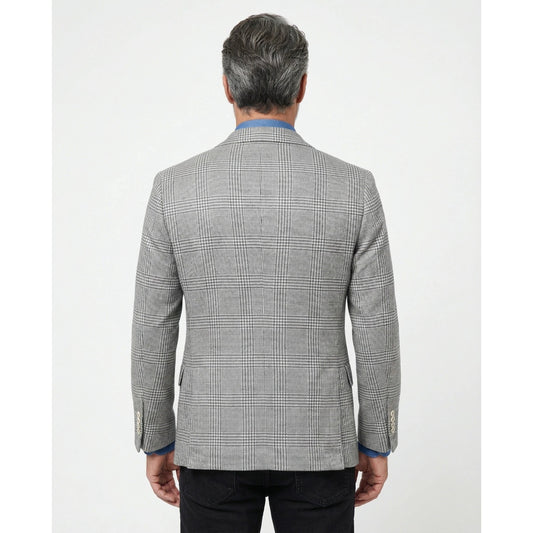 Brunello Cucinelli Grauer Wollblazer by Brunello Cucinelli