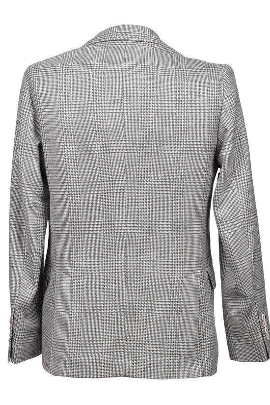 Brunello Cucinelli Grauer Wollblazer by Brunello Cucinelli