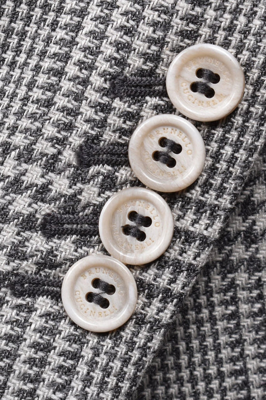 Brunello Cucinelli Grauer Wollblazer by Brunello Cucinelli