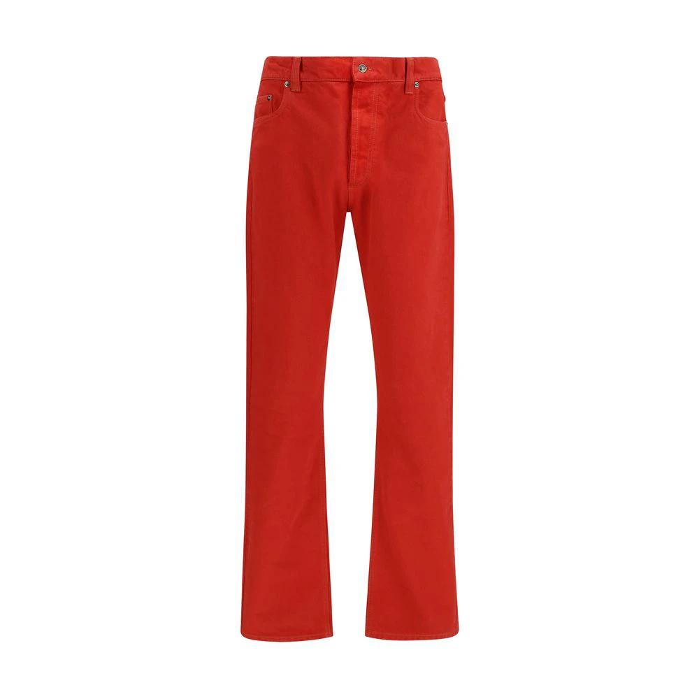 Versace Mehrfarbige Jeans aus Baumwolle im geraden Schnitt by Versace