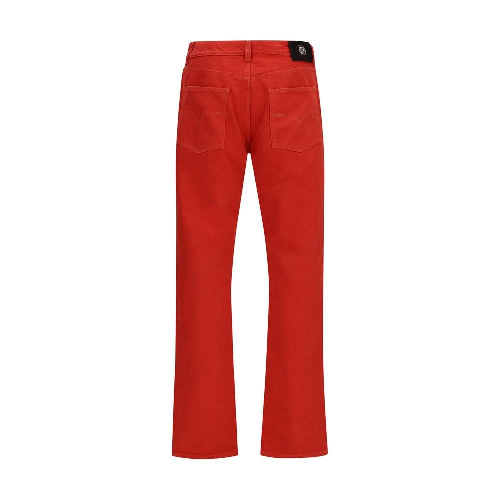 Versace Mehrfarbige Jeans aus Baumwolle im geraden Schnitt by Versace