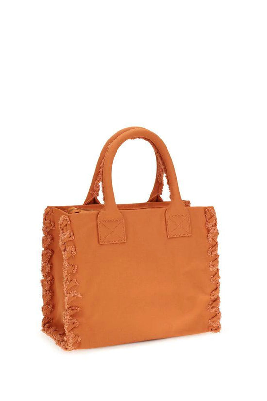 PINKO Orange Cotton Shoulder Bag by PINKO