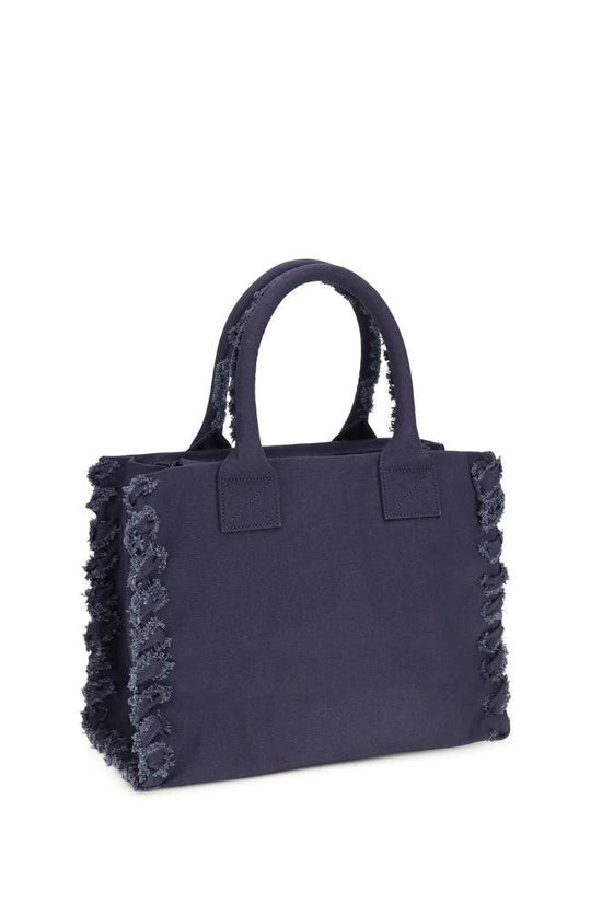 PINKO Schultertasche aus blauer Baumwolle by PINKO