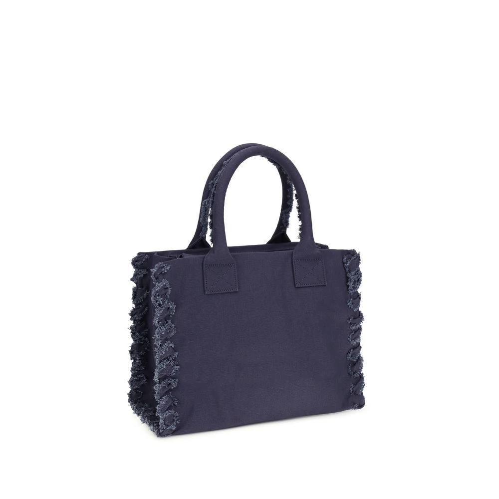 PINKO Schultertasche aus blauer Baumwolle by PINKO