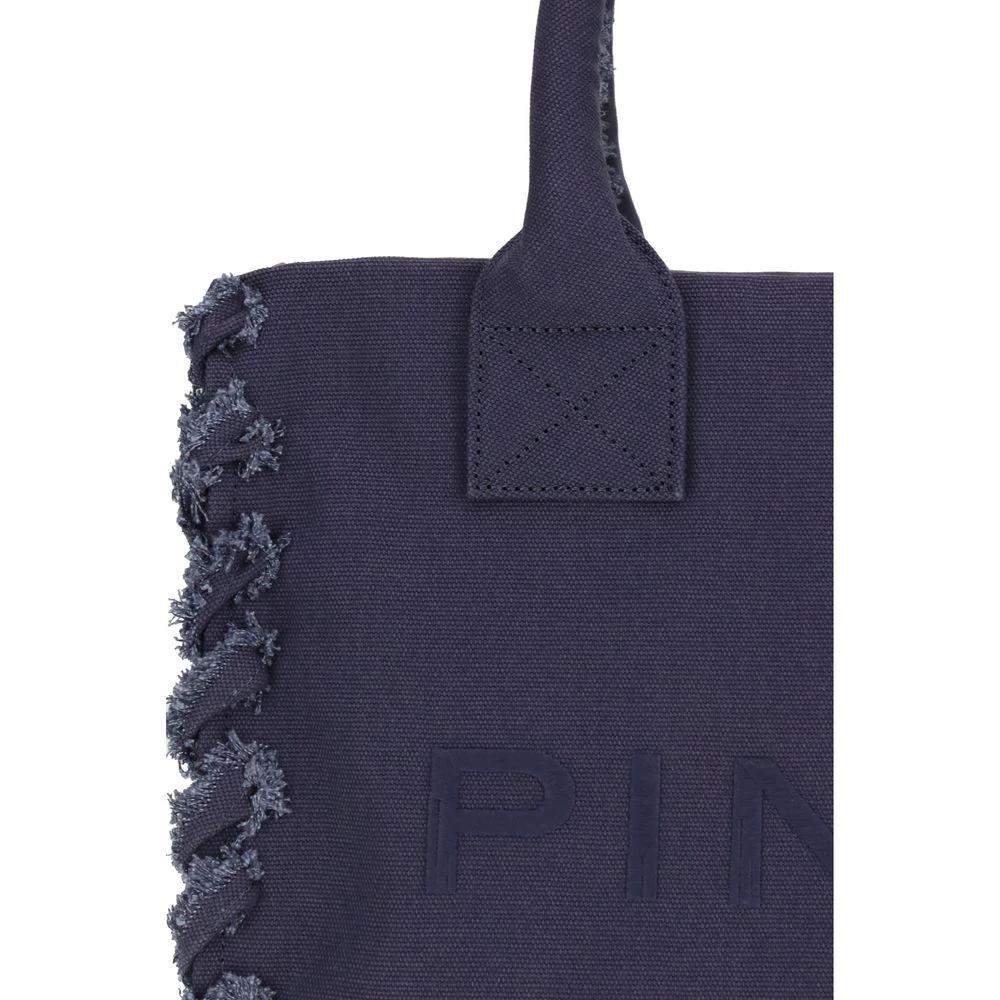 PINKO Schultertasche aus blauer Baumwolle by PINKO