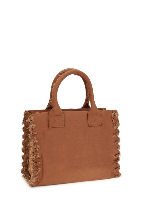 PINKO Braune Baumwoll-Umhängetasche by PINKO