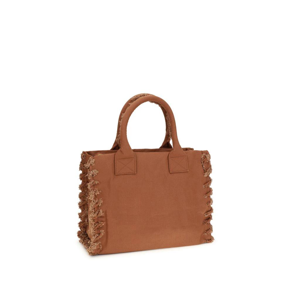 PINKO Braune Baumwoll-Umhängetasche by PINKO