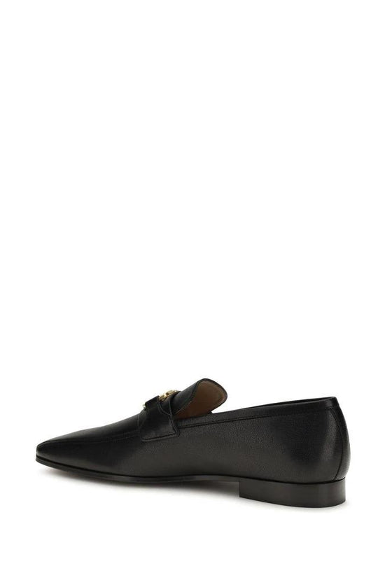Valentino Garavani Schwarze Loafer aus Ziegenleder zum Hineinschlüpfen by Valentino Garavani