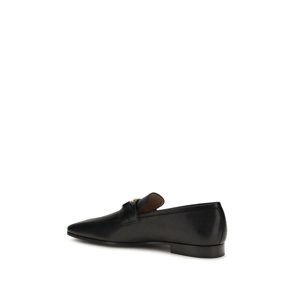 Valentino Garavani Schwarze Loafer aus Ziegenleder zum Hineinschlüpfen by Valentino Garavani