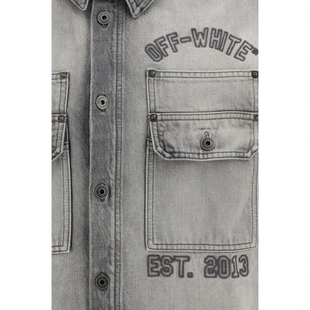 Off-White Graues Denim-Hemd by Off-White