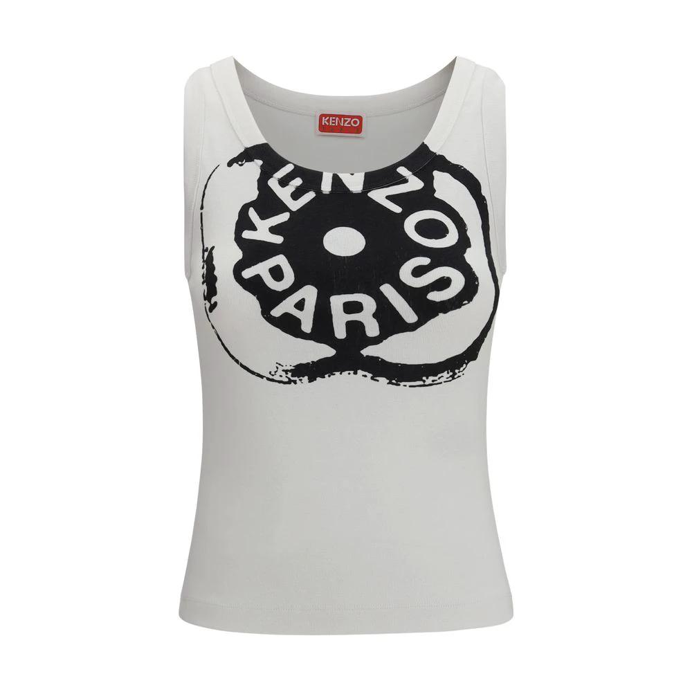 Kenzo Weißes Baumwoll-T-Shirt by Kenzo