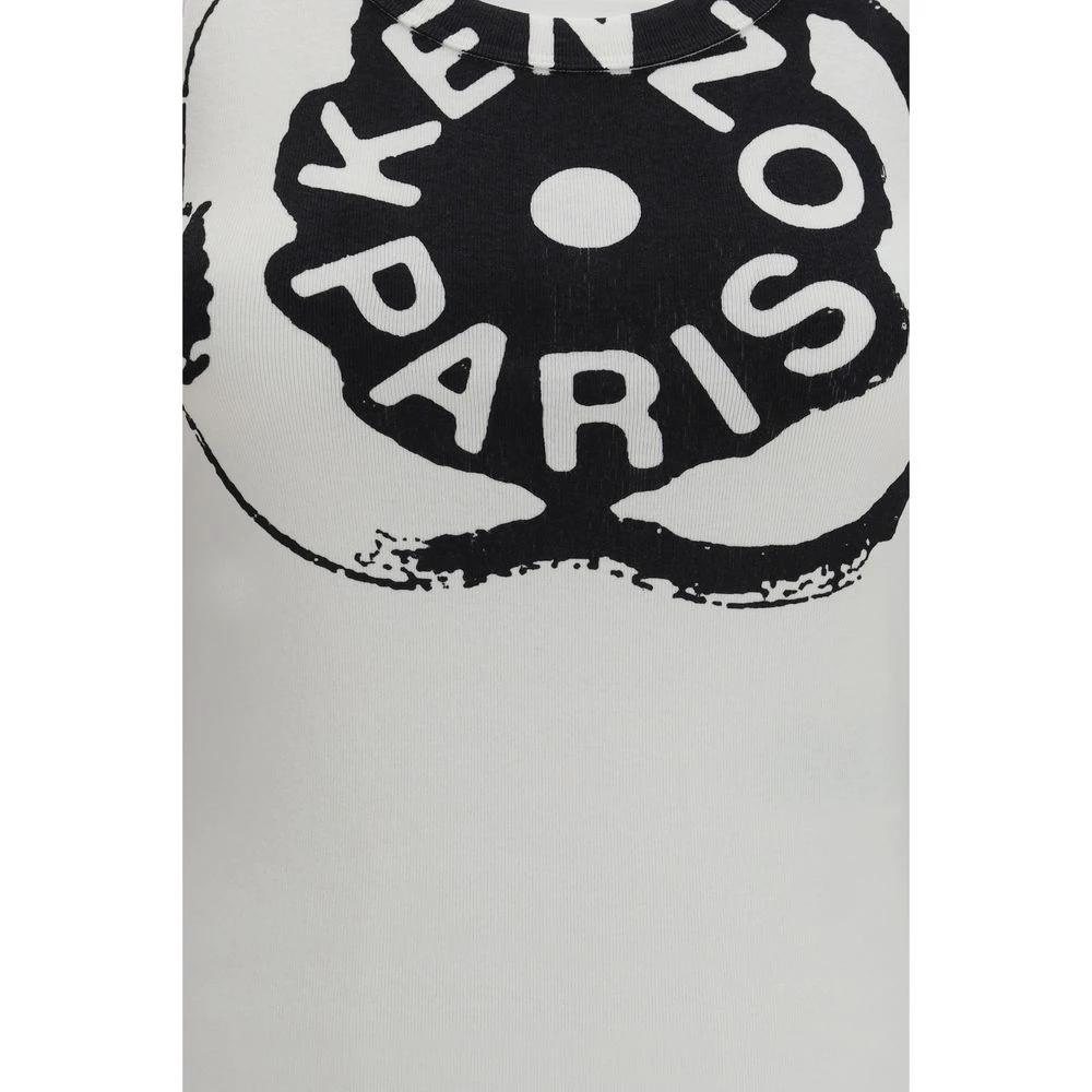 Kenzo Weißes Baumwoll-T-Shirt by Kenzo