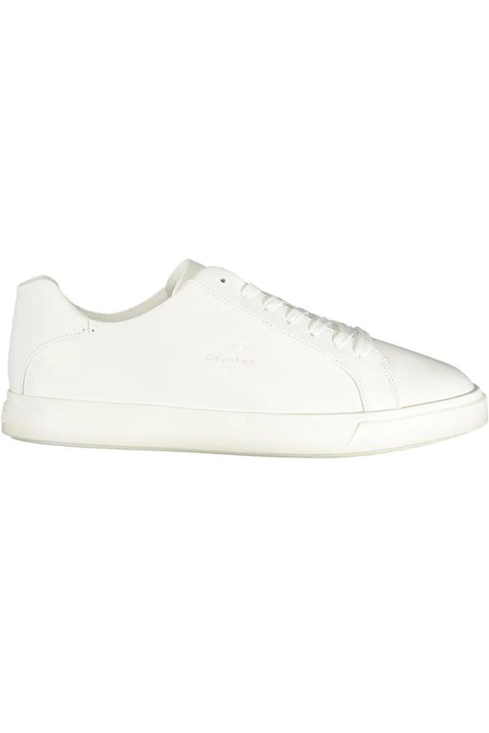 Calvin Klein Bianco Polyurethane Herren-Sneaker by Calvin Klein