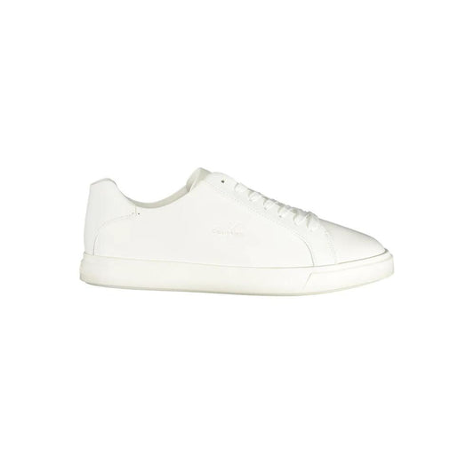 Calvin Klein Bianco Polyurethane Herren-Sneaker by Calvin Klein