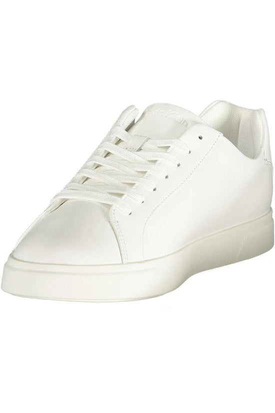 Calvin Klein Bianco Polyurethane Herren-Sneaker by Calvin Klein