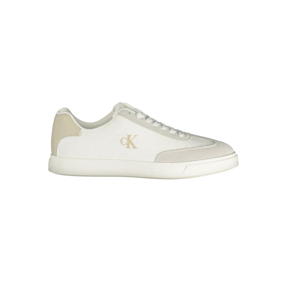 Calvin Klein Bianco Polyurethan Sneaker für Herren by Calvin Klein