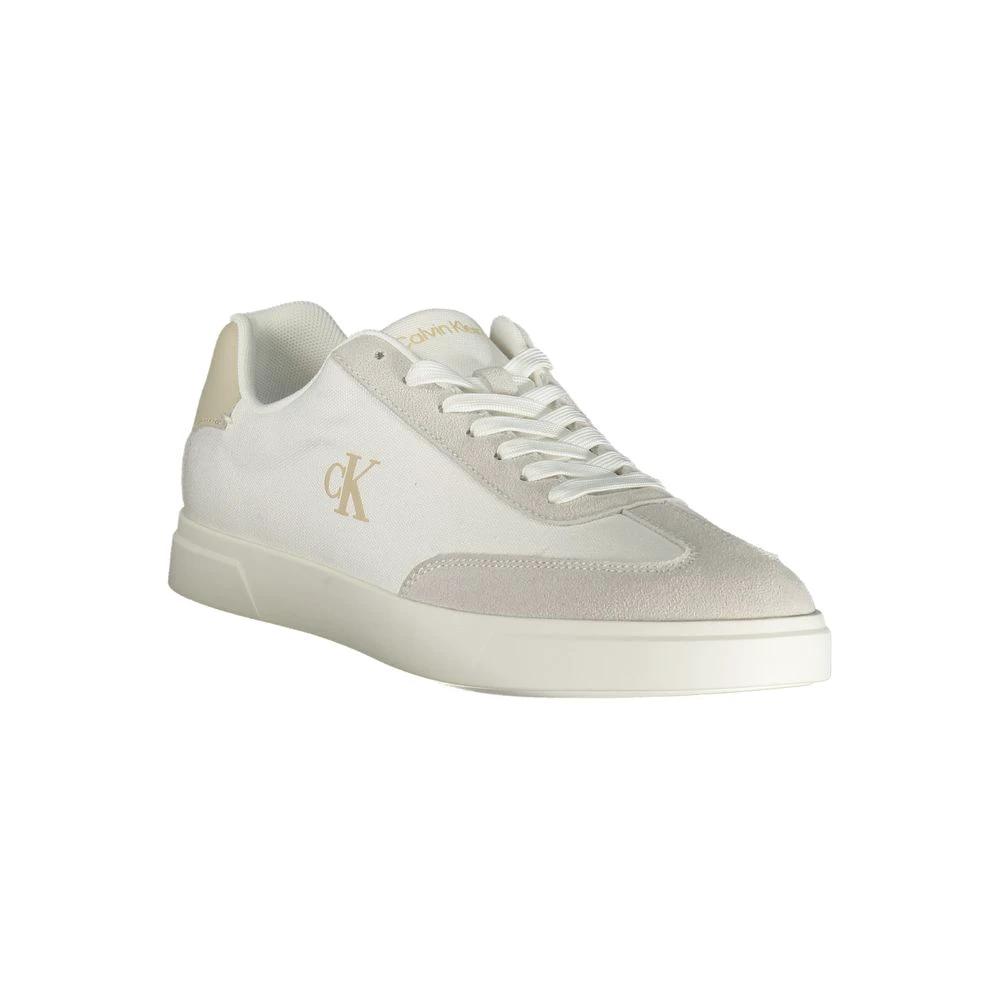 Calvin Klein Bianco Polyurethan Sneaker für Herren by Calvin Klein