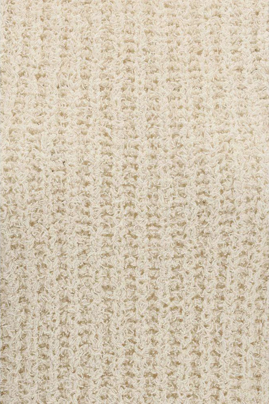 Balmain Beige Cotton Sleeveles Sweater by Balmain