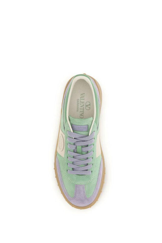 Valentino Garavani Multicolor Calf Leather Bos Taurus Low Top Sneakers by Valentino Garavani
